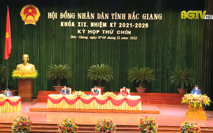 Bế mạc Kỳ họp thứ 9 HĐND tỉnh kh&oacute;a XIX
