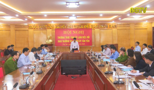 B&iacute; thư Tỉnh ủy, Chủ tịch UBND tỉnh l&agrave;m việc với BTV Huyện ủy T&acirc;n Y&ecirc;n