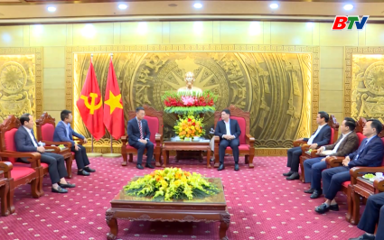 Bí thư Tỉnh uỷ tiếp và làm việc với lãnh đạo Công ty Goertek Vina