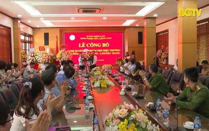 Bổ nhiệm Ph&oacute; hiệu trưởng trường Đại học N&ocirc;ng l&acirc;m Bắc Giang