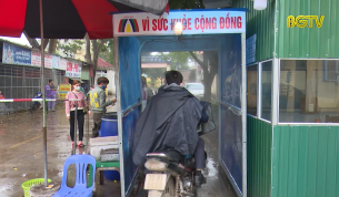 Buồng phun sương khử khuẩn đầu ti&ecirc;n tại Bắc Giang