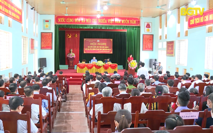 Đo&agrave;n Đại biểu Quốc hội tỉnh tiếp x&uacute;c cử tri huyện T&acirc;n Y&ecirc;n