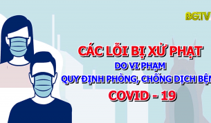 C&aacute;c lỗi bị xử phạt do vi phạm quy định ph&ograve;ng, chống dịch Covid-19