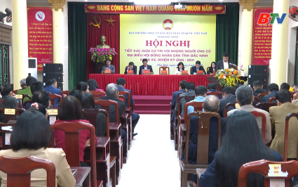 C&aacute;c ứng cử vi&ecirc;n đại biểu HĐND tỉnh tiếp x&uacute;c cử tri phường Ph&ugrave; Kh&ecirc;, Tam Sơn