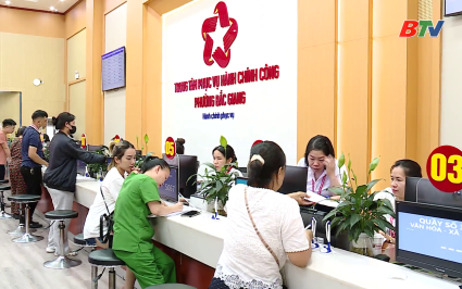 Cải c&aacute;ch h&agrave;nh ch&iacute;nh: Dịch vụ c&ocirc;ng Bắc Ninh sau 1 năm thực hiện ch&iacute;nh quyền 2 cấp