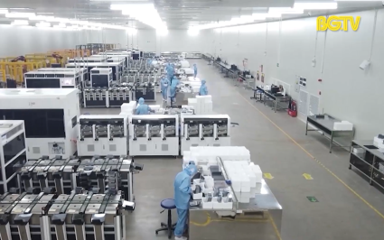 Bắc Giang: Chỉ số sản xuất c&ocirc;ng nghiệp tăng gần 27% 