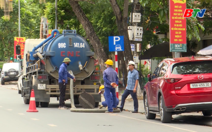 Chủ động ph&ograve;ng, chống ngập &uacute;ng đ&ocirc; thị m&ugrave;a mưa b&atilde;o 