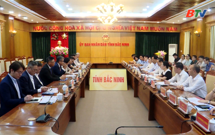 Chủ tịch UBND tỉnh l&agrave;m việc với đo&agrave;n doanh nghiệp Đ&agrave;i Loan (Trung Quốc)
