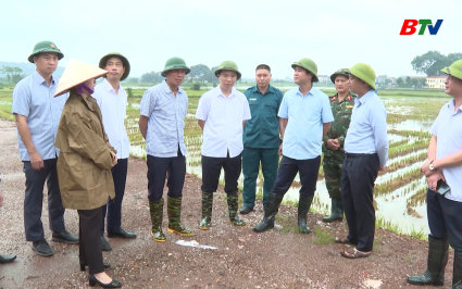 Chủ tịch HĐND tỉnh kiểm tra một số tuyến đ&ecirc; xung yếu