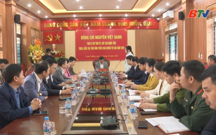 Chủ tịch HĐND tỉnh kiểm tra t&igrave;nh h&igrave;nh triển khai nhiệm vụ đầu xu&acirc;n 