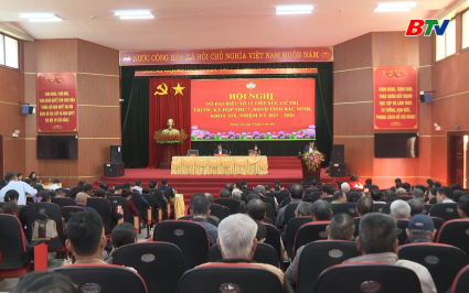 Chủ tịch HĐND tỉnh tiếp x&uacute;c cử tri khu vực phường Chũ