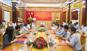 Chủ tịch nước Nguyễn Xu&acirc;n Ph&uacute;c thăm v&agrave; l&agrave;m việc tại Bắc Giang