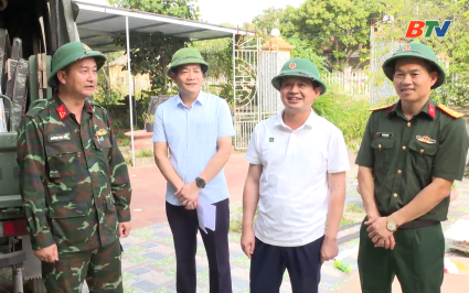 Chủ tịch UBND tỉnh thăm, động vi&ecirc;n nh&acirc;n d&acirc;n v&agrave; lực lượng l&agrave;m nhiệm vụ GPMB Cảng h&agrave;ng kh&ocirc;ng quốc tế Gia B&igrave;nh