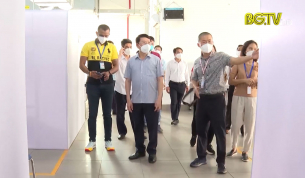 Chủ tịch UBND tỉnh kiểm tra m&ocirc; h&igrave;nh nh&agrave; trọ an to&agrave;n tại Việt Y&ecirc;n