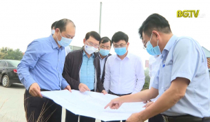 Chủ tịch UBND tỉnh kiểm tra, th&aacute;o gỡ vướng mắc về giải ph&oacute;ng mặt bằng tại Việt Y&ecirc;n
