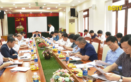 Chủ tịch UBND tỉnh l&agrave;m việc với Sở Văn h&oacute;a, Thể thao v&agrave; Du lịch 