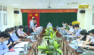 Chủ tịch UBND tỉnh l&agrave;m việc với Sở Giao th&ocirc;ng vận tải