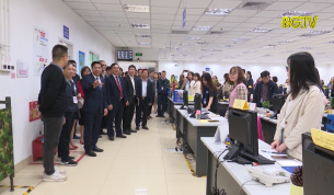 Chủ tịch UBND tỉnh thăm v&agrave; ch&uacute;c Tết doanh nghiệp FDI