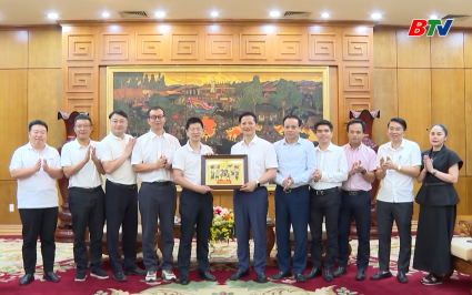 Chủ tịch UBND tỉnh tiếp tập đo&agrave;n Desay, Trung Quốc