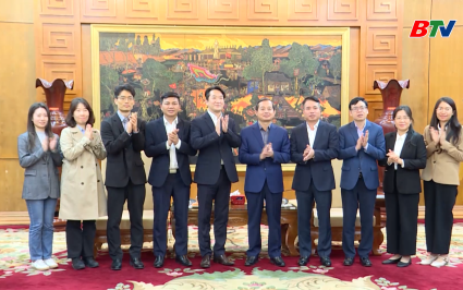 Chủ tịch UBND tỉnh tiếp v&agrave; l&agrave;m việc với Tổng c&ocirc;ng ty nh&agrave; đất H&agrave;n Quốc