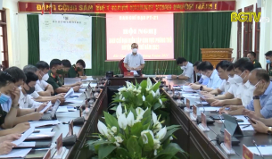 Chuẩn bị diễn tập khu vực ph&ograve;ng thủ huyện Y&ecirc;n Thế