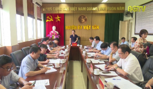 Chuẩn bị tốt c&aacute;c điều kiện cho đại hội Đảng bộ huyện Việt Y&ecirc;n