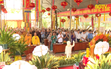 Ch&uacute;c mừng Đại lễ Phật Đản 2023 tại TP Bắc Giang