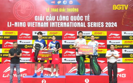 Chung kết Giải Cầu l&ocirc;ng quốc tế tại Bắc Giang 