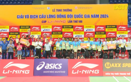 Chung kết Giải v&ocirc; địch Cầu l&ocirc;ng đồng đội quốc gia năm 2024