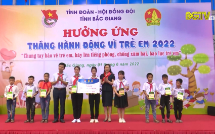 Chương tr&igrave;nh "Hưởng ứng th&aacute;ng h&agrave;nh động v&igrave; trẻ em năm 2022"