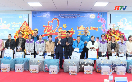 Chương tr&igrave;nh Tết sum vầy tại khu c&ocirc;ng nghiệp 