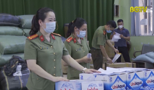 C&ocirc;ng an Bắc Giang ủng hộ TP. Hồ Ch&iacute; Minh  v&agrave; c&aacute;c tỉnh miền Nam chống dịch