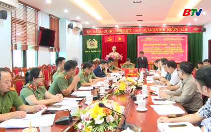 C&ocirc;ng an Bắc Ninh v&agrave; Viện An ninh phi truyền thống hội thảo khoa học