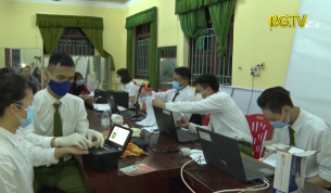 C&ocirc;ng an Sơn Động đẩy nhanh tiến độ cấp thẻ căn cước c&ocirc;ng d&acirc;n