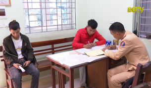 C&ocirc;ng an T&acirc;n Y&ecirc;n kịp thời xử l&yacute; c&aacute;c đối tượng bốc đầu xe