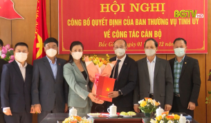 C&ocirc;ng bố QĐ bổ nhiệm Ph&oacute; trưởng Ban Thường trực Ban Tuy&ecirc;n gi&aacute;o Tỉnh uỷ