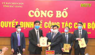 C&ocirc;ng bố quyết định bổ nhiệm c&aacute;n bộ một số sở ng&agrave;nh