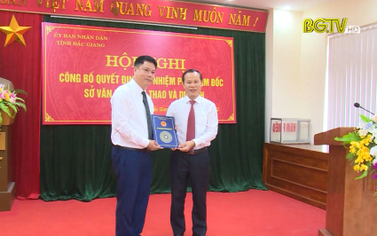 C&ocirc;ng bố Quyết định bổ nhiệm PGĐ Sở Văn ho&aacute;, Thể thao v&agrave; Du lịch