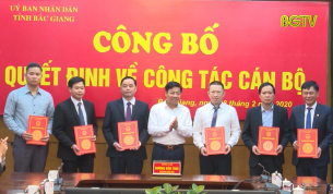 C&ocirc;ng bố Quyết định điều động v&agrave; bổ nhiệm c&aacute;n bộ