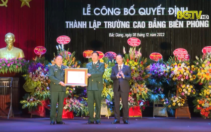 C&ocirc;ng bố Quyết định th&agrave;nh lập trường Cao đẳng Bi&ecirc;n ph&ograve;ng