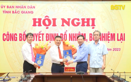 C&ocirc;ng bố Quyết định về bổ nhiệm c&ocirc;ng t&aacute;c c&aacute;n bộ