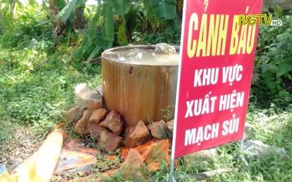 C&ocirc;ng bố t&igrave;nh huống khẩn cấp sự cố mạch sủi đ&ecirc; Tả Cầu