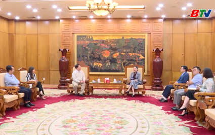 C&ocirc;ng ty QXQ INC (Mỹ) thăm v&agrave; l&agrave;m việc tại Bắc Ninh