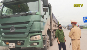 CSGT TP Bắc Giang với c&ocirc;ng t&aacute;c ph&ograve;ng, chống dịch Covid- 19