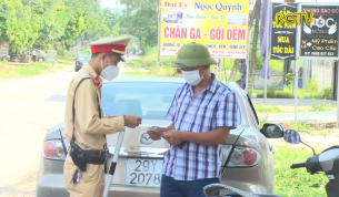 CSGT Y&ecirc;n Thế tăng cường kiểm so&aacute;t xe &ocirc; t&ocirc; vận tải h&agrave;ng h&oacute;a