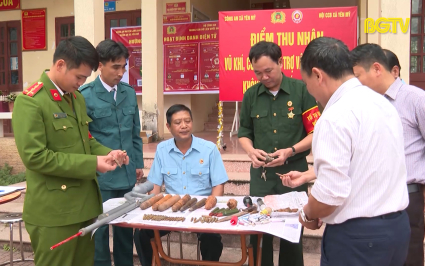 Cựu chiến binh Lạng Giang với phong tr&agrave;o "Thu hồi vũ kh&iacute;, vật liệu nổ
