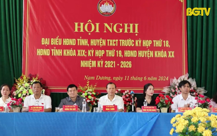 Đại biểu HĐND tỉnh tiếp x&uacute;c cử tri tại huyện Lục Ngạn 