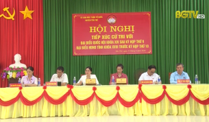 Đại biểu Quốc hội tỉnh tiếp x&uacute;c cử tri tại huyện Y&ecirc;n Thế, Việt Y&ecirc;n
