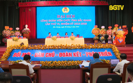 Đại hội C&ocirc;ng đo&agrave;n Vi&ecirc;n chức tỉnh Bắc Giang lần thứ VI