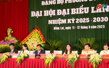 Đại hội Đại biểu Đảng bộ phường Bồng Lai lần thứ I, nhiệm kỳ 2025-2030 